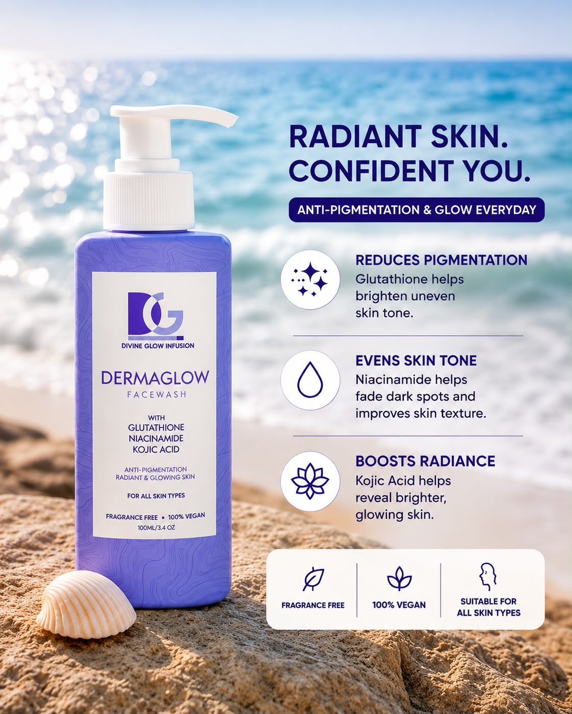 Dermaglow Facewash