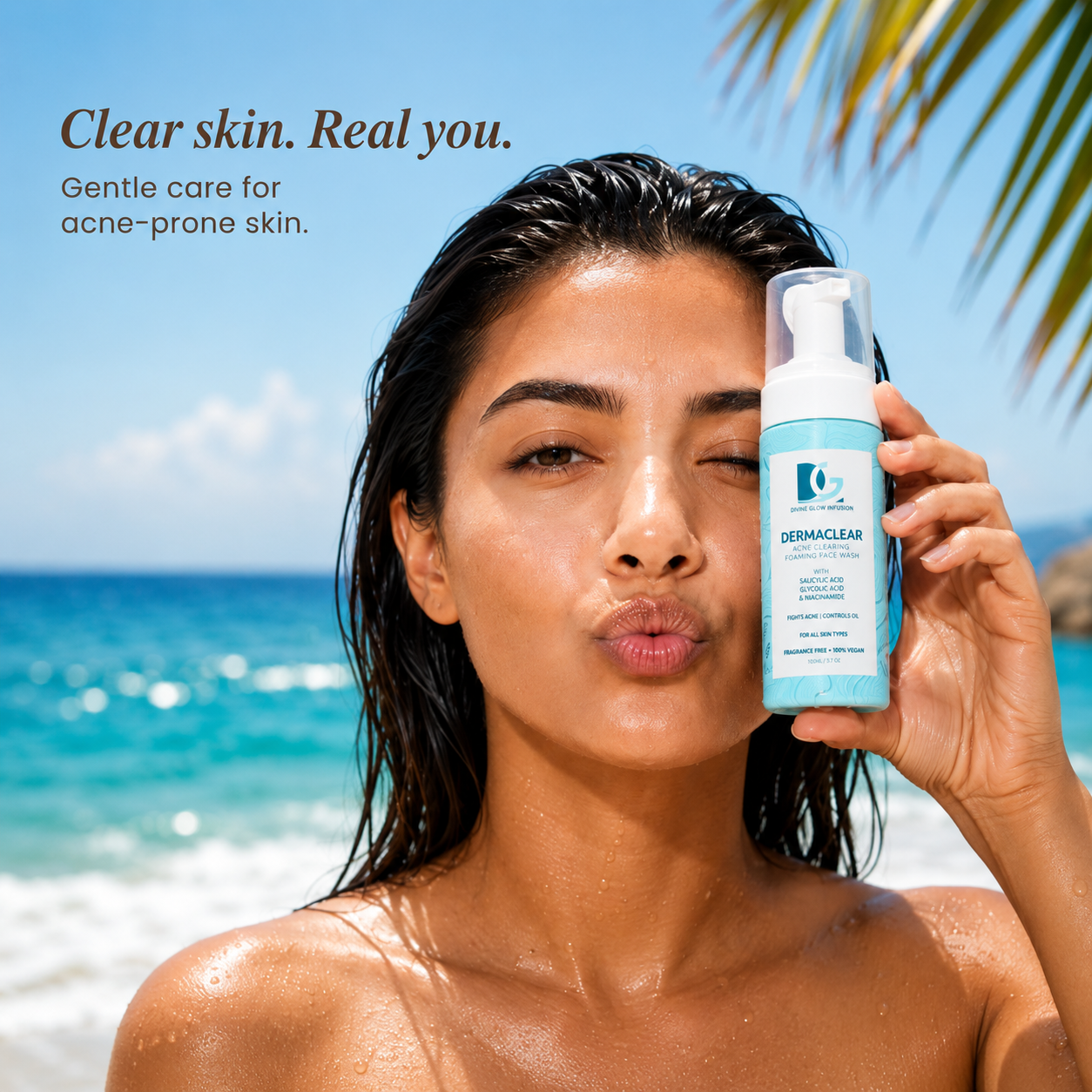 Dermaclear Acne Clearing Foaming Facewash